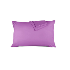 LuxeLinen Pillowcases Pack of 2 – Microfiber Pillow Covers 50x75 cm, Soft & Breathable Bed Pillow Cases, Wrinkle Resistant, Easy Care Pillow Case Set for Bedroom