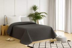 LuxeLinen Quilted Bedspread Soft Microfiber Lightweight Bed Cover with Ultrasonic Stitching, Durable & Easy Care, Machine Washable Bedding for All Seasons